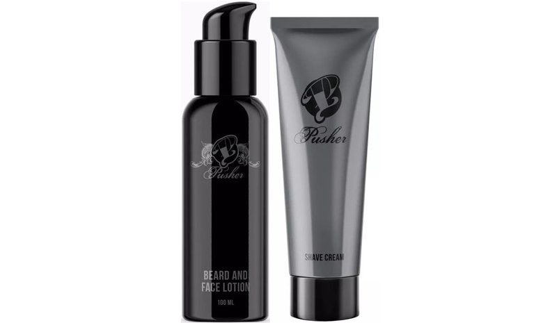 Pusher Beard and Face Lotion 100 ml & Shave Cream 100 ml