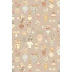 Floral Daiquiri Veil Merino Brown - 901-04 Tapetti