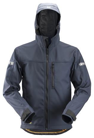 Snickers 1229 AllroundWork Softshelltakki laivastonsininen 3XL