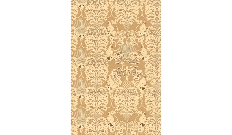 Hello Monkey Camel brown - 162-03 Tapetti – kuva 1/2