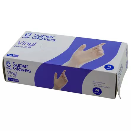 Vinyylikäsine 100 kpl, GMT Gloves M