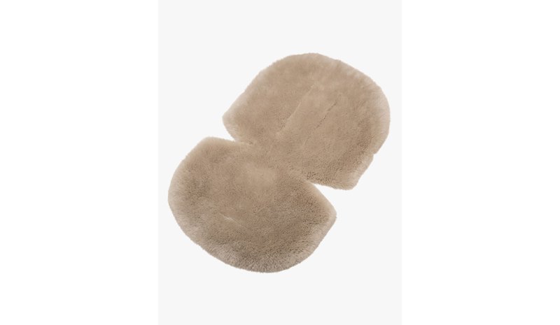 Tinkafu Lampaantalja Bubble Istuinpehmuste, Taupe