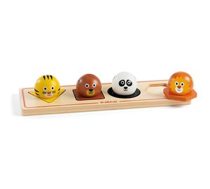 Djeco Ball'n'Co Puinen Palapeli Villieläimet 4