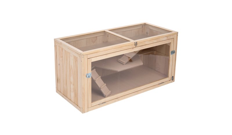 TIAKI -puinen hamsterihäkki 115x50x55,3cm
