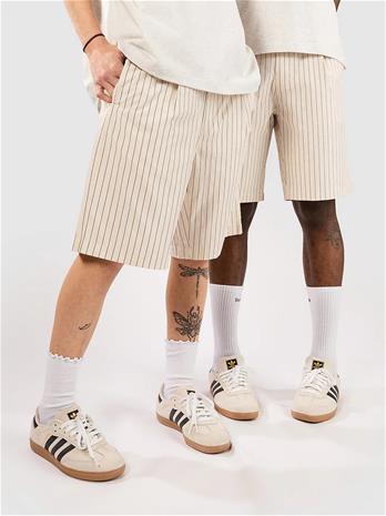 Solid SDALANN STRIPE Shortsit oatmeal