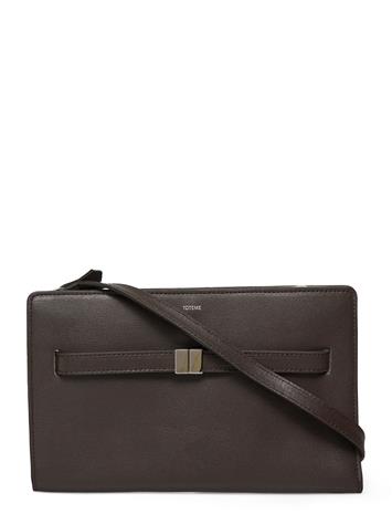 TOTEME Leather Mini Crossbody Bag - Black - ONE SIZE