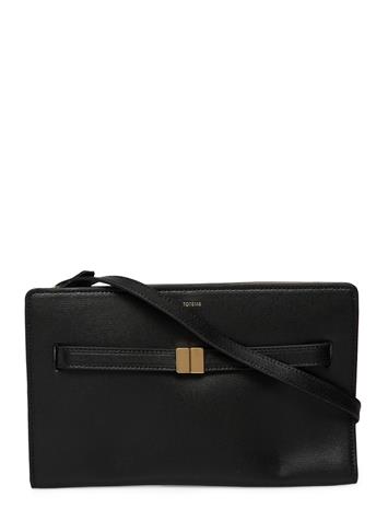 TOTEME Leather Mini Crossbody Bag - Black - ONE SIZE