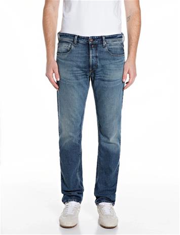 Replay Grover Trousers Straight Original - Blue - 38 x 32