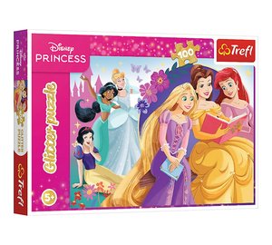 Trefl Disney Prinsessat Glitter Palapeli 100