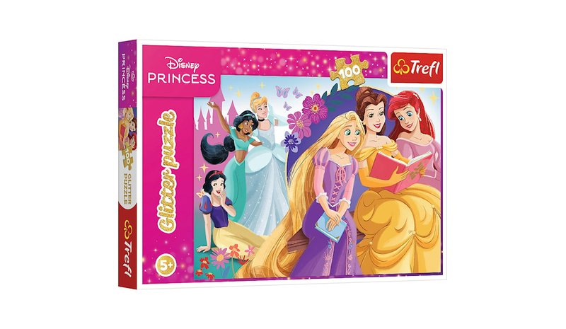 Trefl Disney Prinsessat Glitter Palapeli 100