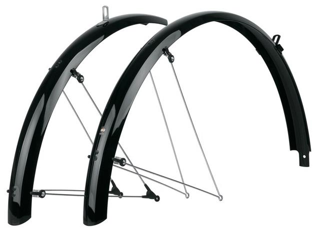 SKS Bluemels Basic Mudguard Set 28"" 55mm, musta