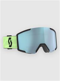 Scott Shield Glow Green Laskettelulasit amp ice chrome s2