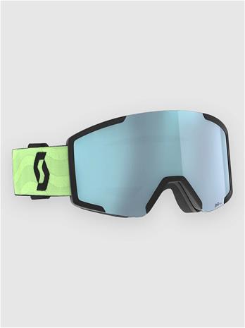Scott Shield Glow Green Laskettelulasit amp ice chrome s2