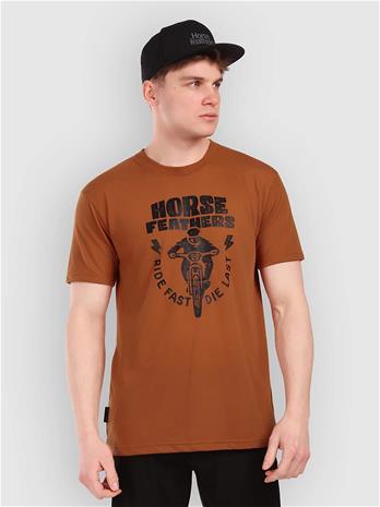 Horsefeathers Full Send Tech Tee rust Miehet