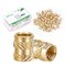Mintion M4 X 8,1mm X 6,3mm Threaded Insert Set - 50 Pcs – kuva 1