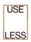 Poster & Frame Poster & Frame St-Use-Less-Useless - Multi/patterned - 70X100CM – kuva 1