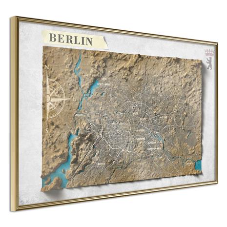 Artgeist Raised Relief Map: Berlin juliste – kuva 1/1
