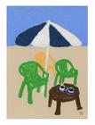The Poster Club The Poster Club X Isabelle Vandeplassche - Coffee In The Sun - Multi/patterned - 50X 70CM