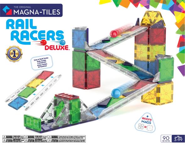 Magna-Tiles Rail Racer 90 pcs