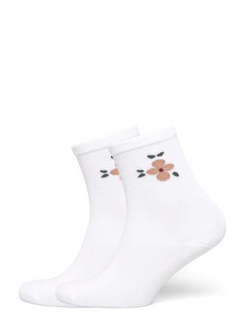 name it Nmfhollie 2P Sock - White - 31-33