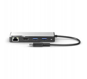 ALOGIC USB-CÂ FusionÂ ALPHA V2 5-i-1-hubb HDMI, USB, Ethernet och PD ? Rymdgrä¥