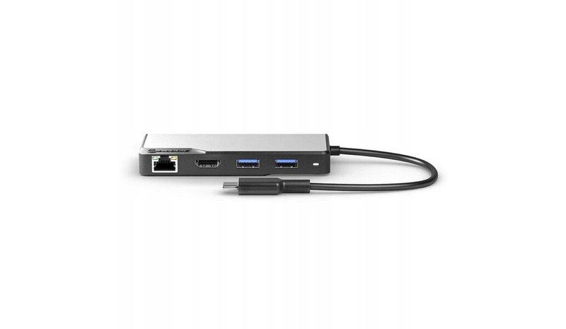 ALOGIC USB-CÂ FusionÂ ALPHA V2 5-i-1-hubb HDMI, USB, Ethernet och PD ? Rymdgrä¥
