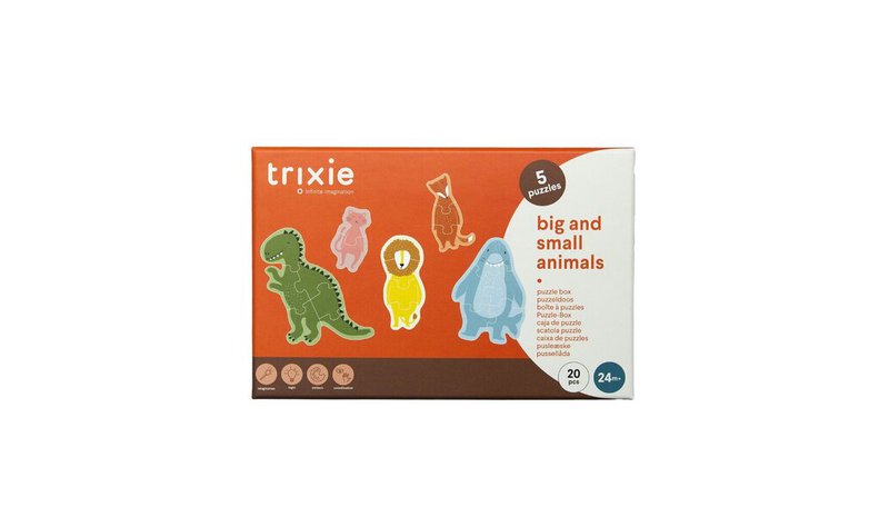 Trixie Palapelisetti Isot ja pienet eläimet 5 kpl. – kuva 1/1