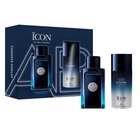 Antonio Banderas Masculino The Icon Gift Set miehille: EDT 100 ml + deodorantti, 150 ml