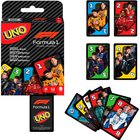 Korttipeli Mattel UNO F1 JMF10 teemapakka, erityinen Ohitus-sääntö, koko perheelle sopiva
