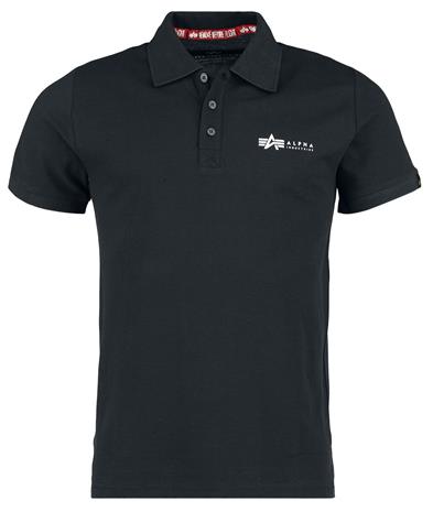 Alpha Industries - Basic Polo SL - Poolopaita - Miehet - Musta
