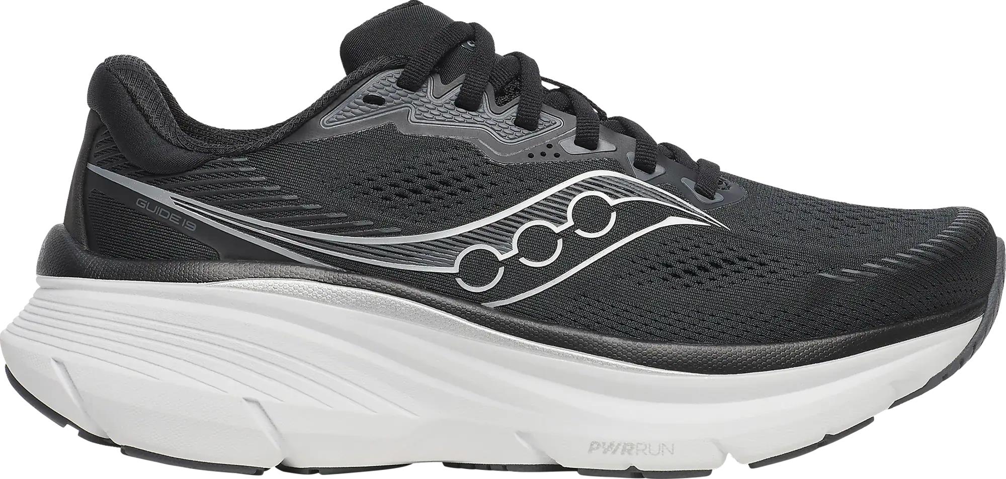 Saucony Guide 19 Extra Wide M Black/Silver - 46,5