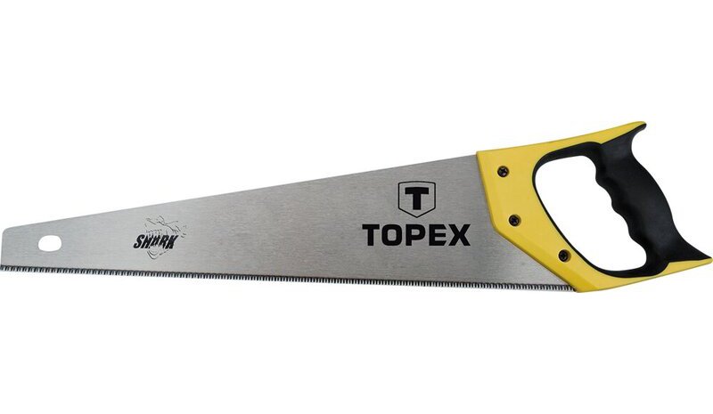 Topex-käsisaha puulle 450 mm, 11 Tpi