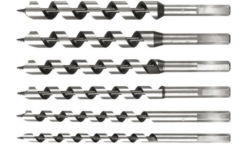 Porat puulle L-230mm, 10-20mm, 6 kpl.