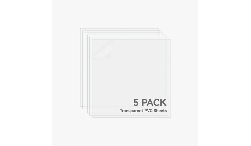 Bambu Lab 0.3mm Transparent Pvc Sheet – kuva 1/3