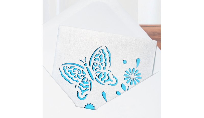 Bambu Lab Pearlescent White Greeting Card Set – kuva 1/2