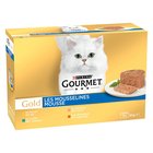 12x85g Gold Fine Patä© -mix (kani, kana, lohi, munuainen) Gourmet-kissanruoka
