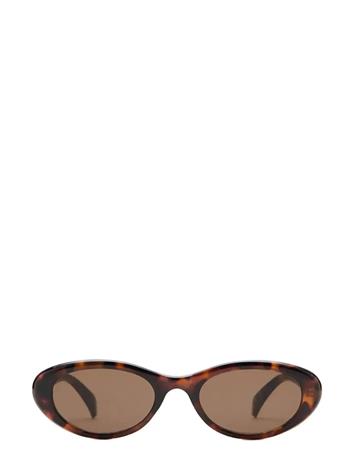 Mango Resin Frame Sunglasses - Brown - ONE SIZE