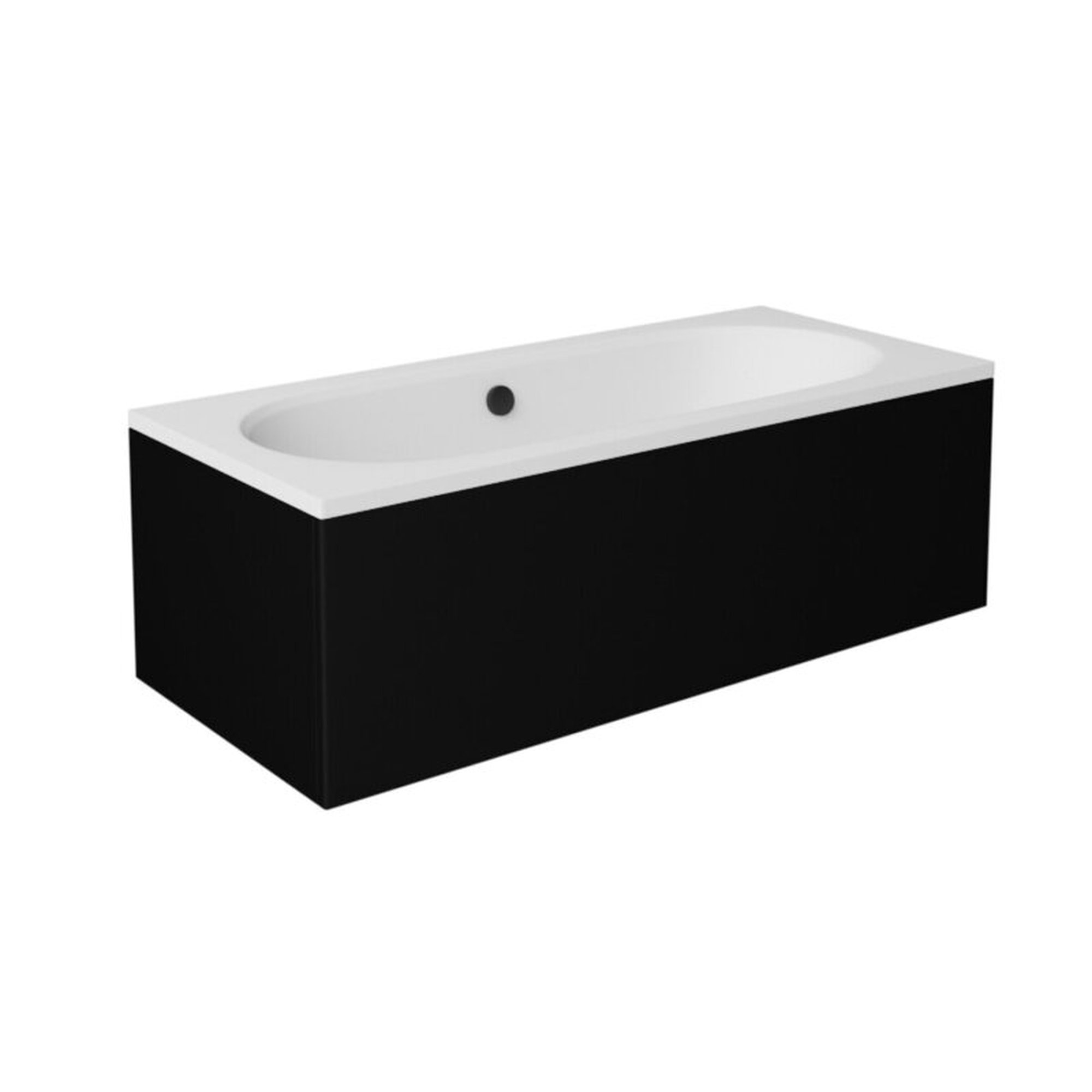Kylpyamme Besco Vitae reunuksella, 150x75 cm