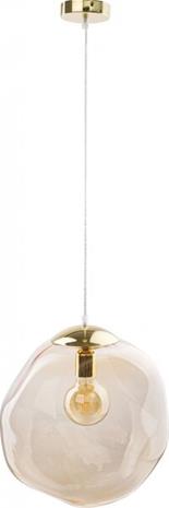 TK LIGHTING Lasiriippuvalaisin Sol, kulta/meripihka