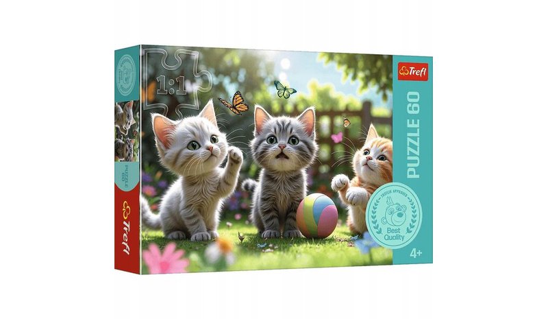 Three Kittens Lastenpalapeli 60 palaa Trefl