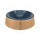 Keraaminen kulho - TRIXIE - BE Nordic - 0,8 L - 25 cm - Meriteemainen sininen/beige designti