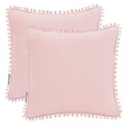 AmeliaHome tikattu tyynyliina tupsuilla Meadore, 45x45cm, 2 kpl.