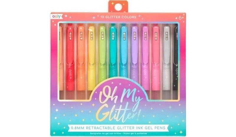 Ooly Ooly Gel Pen 12 Pcs - Glitter Oh My - Multi/patterned - ONE SIZE