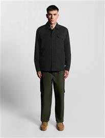 Lyle & Scott Multi Pocket Overshirt Ohut Takki Black Lyle & Scott