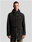 Lyle & Scott Modular Tartan Duffle Coat Villakangastakki Pitkä Takki Grey Lyle & Scott