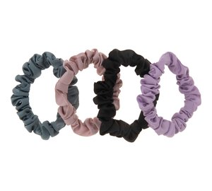Dazzling Mini Scrunchies 4 pcs 4 kpl