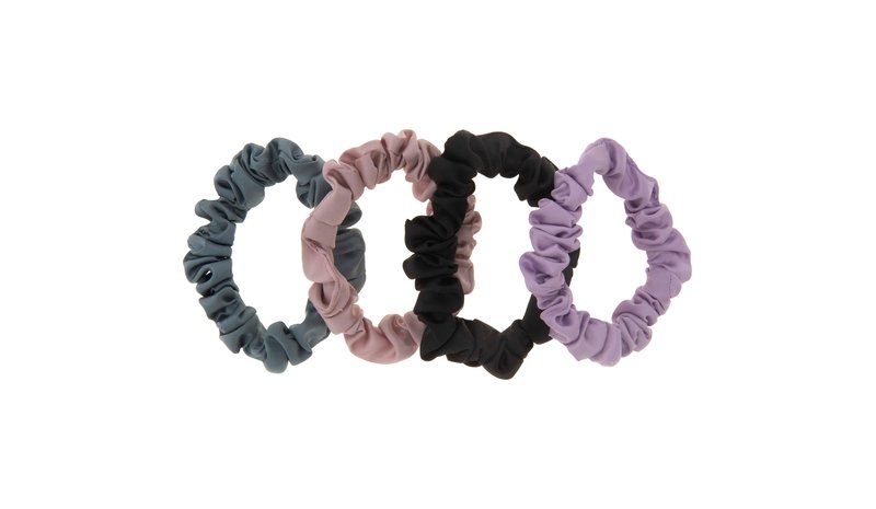 Dazzling Mini Scrunchies 4 pcs 4 kpl