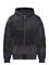Weekday Washed Patchwork Zip Hoodie - Navy - XL – kuva 1