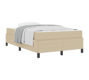 vidaXL Sängyn runko Vaalea vihreä harmaa 4FT Small Double kangas