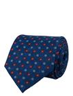 Portia 1924 Pattern Silk Tie - Blue - ONE SIZE